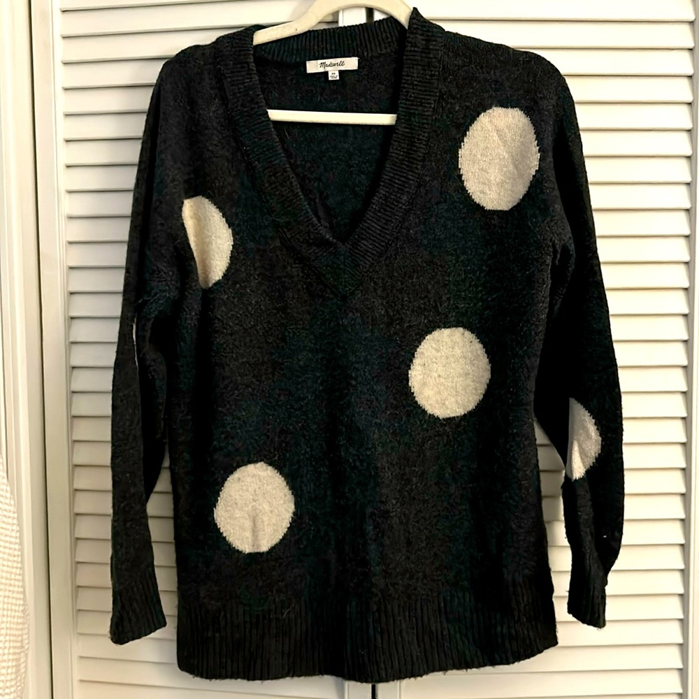 Madewell Polka Dot Sweater